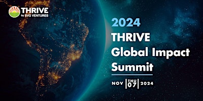 Primaire afbeelding van 2024 THRIVE Global Impact Summit