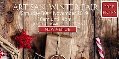 PRIZE DRAW ENTRY NOW CLOSED. Please do come along and join us at the Artisan Winter Fair at The Manor House, Quorn by Bawdon Lodge Farm primary image
