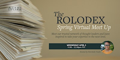 Primaire afbeelding van The Rolodex Spring Meet Up