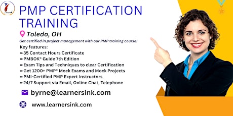 4 Day PMP Classroom Training Course in Toledo, OH