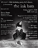 Immagine principale di The Ink Bats ~ Josie’s Bday ~ Spooky Dance Party with Djs Davey Bones, Sig, 