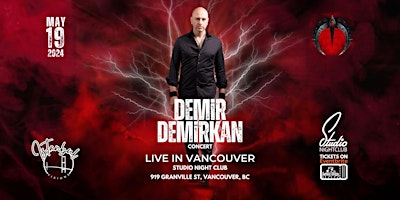 Hauptbild für DEMIR DEMIRKAN CONCERT VANCOUVER