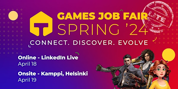 Games Job Fair  Spring 2024 LITE Onsite