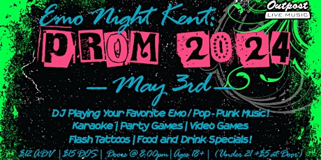 Emo Night Kent: Prom 2024