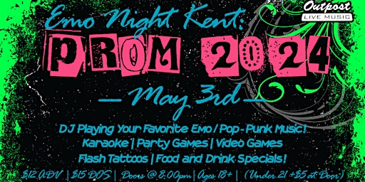 Image principale de Emo Night Kent: Prom 2024