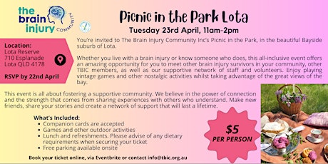 TBIC Picnic in the Park - Lota