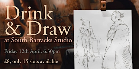 Drink and Draw at Kitchen Studios