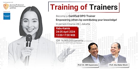 Training of Trainers #4, In-person Course Jakarta