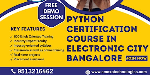 Python Training in Electronic City Bangalore primary image