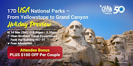17D USA National Parks – From Yellowstone to Grand Canyon Holiday Preview primary image
