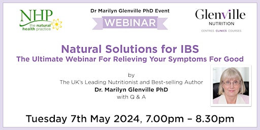 Primaire afbeelding van Natural Solutions To IBS - The Ultimate Webinar For Relieving Your Symptoms
