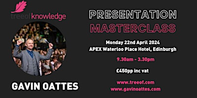 Presentation Masterclass with Gavin Oattes primary image