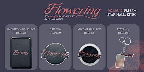 MERCHANDISE - 2024 SOOJIN 1st FAN CONCERT TOUR 'Flowering' in Hong Kong primary image