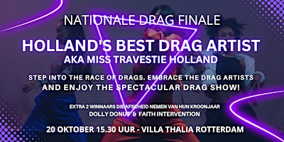 Image principale de Holland's Best Drag Artist  & Europe's Best Drag Artist 2024 Finales!