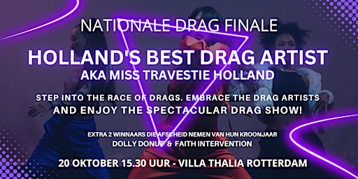 Imagem principal de Holland's Best Drag Artist  & Europe's Best Drag Artist 2024 Finales!