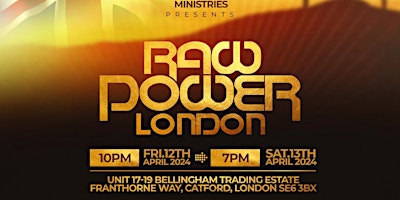 Imagem principal do evento Shamil Gesser Ministries: RAW POWER in London