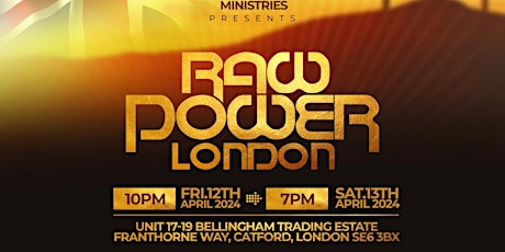 Shamil Gesser Ministries: RAW POWER in London