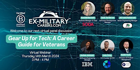 Gear Up for Tech: A Career Guide for Veterans primary image