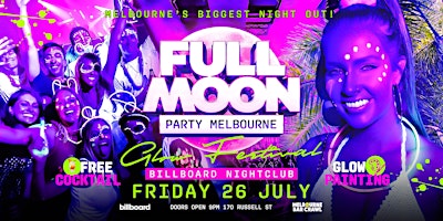 Imagem principal do evento Full Moon Party @ Billboard Nightclub