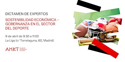 Imagem principal do evento Sostenibilidad Económica - Gobernanza en el sector del deporte