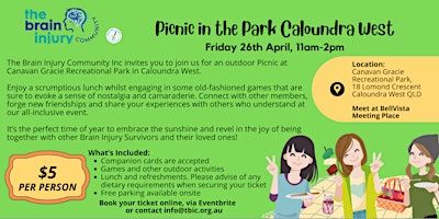 TBIC Picnic in the Park - Caloundra West primary image