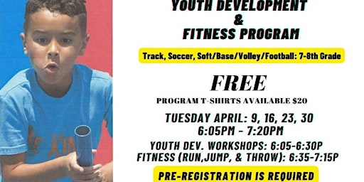 Youth Development & Fitness Program primary image