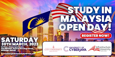 APPLY TO STUDY IN MALAYSIA | FREE OPEN DAY primary image
