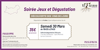 Image principale de Soirée dégustation - Découverte des vins de la Loire