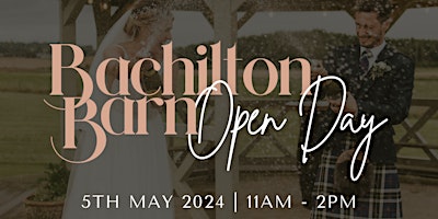 Imagem principal de Bachilton Barn | May Open Day