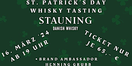 Hauptbild für St. Patrick´s Day Whiskytasting - Stauning Danish Whisky, 16.03.24, 19 Uhr