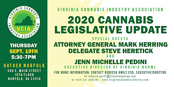 2020 Cannabis Legislative Update and Preview (Norfolk Preview!)