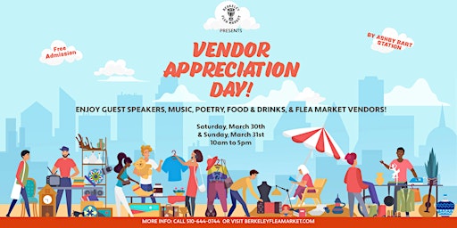 Hauptbild für Berkeley Flea Market Vendor Appreciation Day