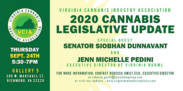 2020 Cannabis Legislative Update and Preview (Richmond Preview!)