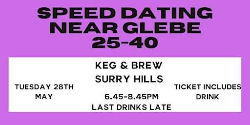 Sydney speed dating for ages 25-40 by Cheeky Events Australia primary image