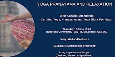 Imagem principal do evento Yoga Pranayama And Relaxation