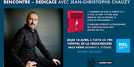 Immagine principale di Rencontre-dédicace avec Jean-Christophe Chauzy, auteur de "Sang neuf" 