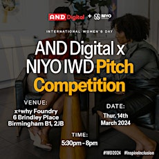 AND Digital x NIYO IWD Pitch Competition primary image