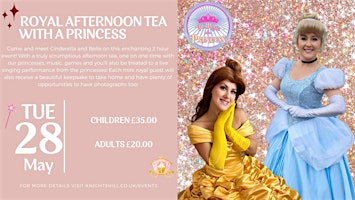 Magic of a Princess - Royal Afternoon Tea with a Princess! primary image