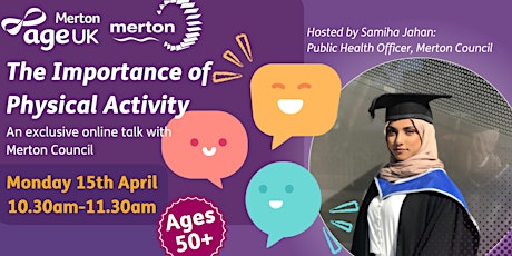 'The Importance of Physical Activity': An online wellbeing talk hosted by Merton Council