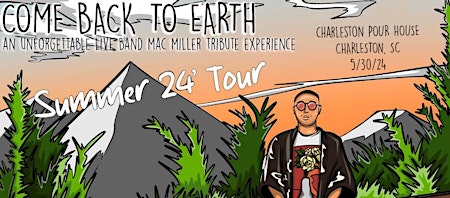Imagen principal de Come Back To Earth- Live Band Mac Miller Tribute w/ Moonkat & Friends