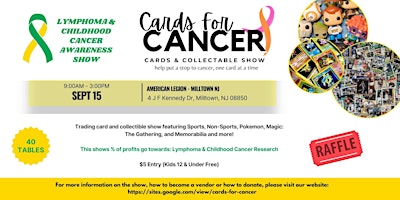 Primaire afbeelding van Cards For Cancer Cards & Collectable Show!