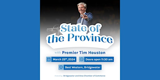 2024 State of the Province Address with the Honourable Tim Houston, Premier of Nova Scotia primary image