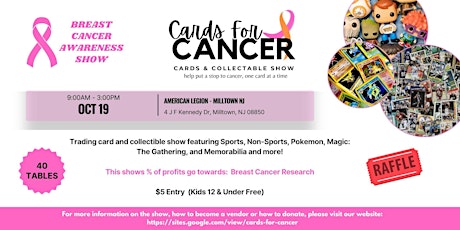 Cards For Cancer Cards & Collectable Show!