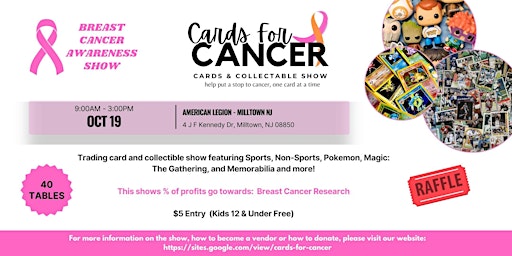 Cards For Cancer Cards & Collectable Show! primary image