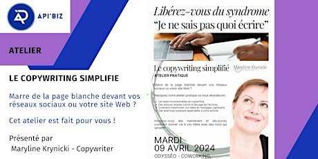 ATELIER  PRATIQUE " Le Copywriting Simplifié "