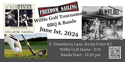 Primaire afbeelding van 2024 Annual Wiffle Ball Golf, BBQ and Bands