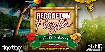 Reggaeton Fiesta / Tiger Tiger London / Every Friday primary image