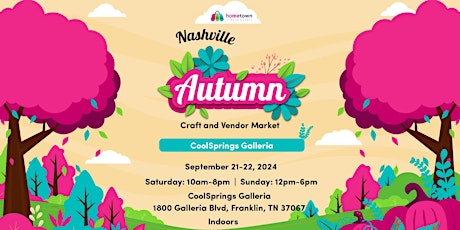 Nashville Autumn Craft and Vendor Market