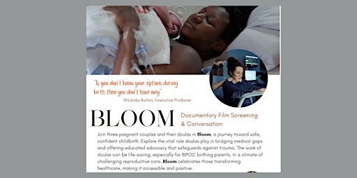Imagen principal de Bloom Doula Documentary Screening