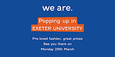 Exeter Preloved Fashion Pop-Up primary image